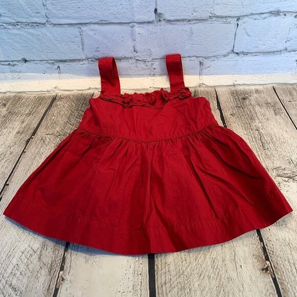 Janie and Jack Other - JANIE AND JACK Girl’s NWOT Dark Red Peplum Style Top / Size: 2T